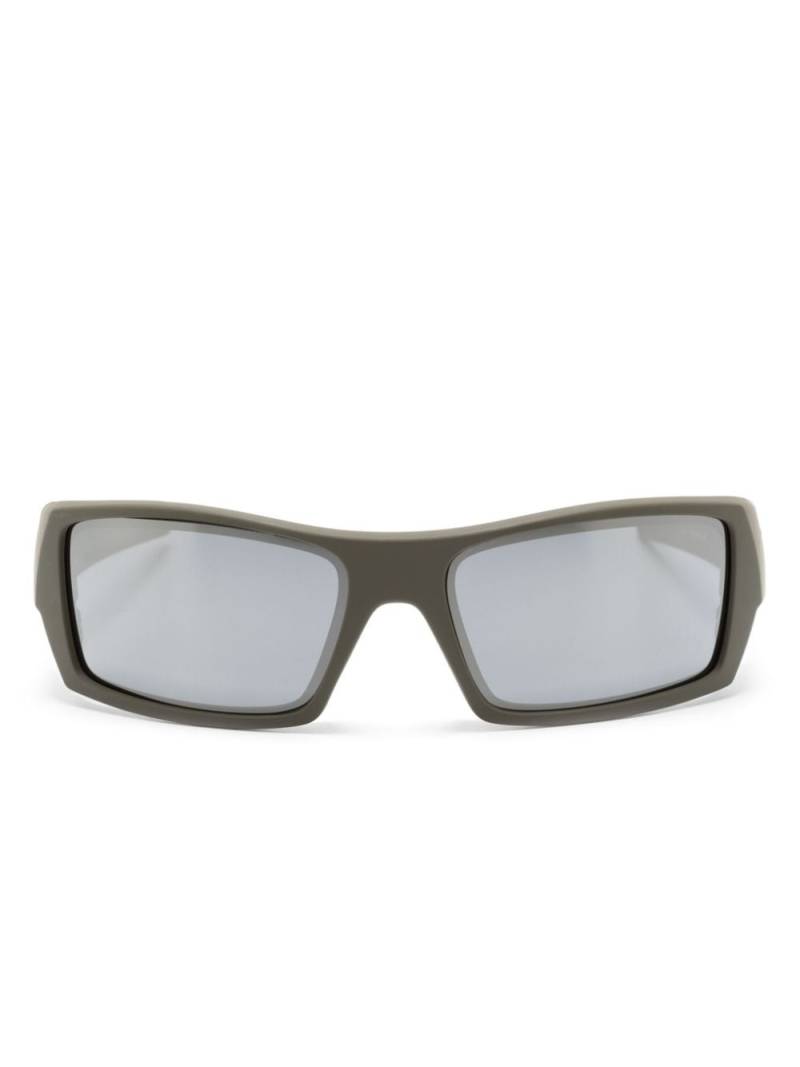 Oakley Gascan biker-frame sunglasses - Green von Oakley