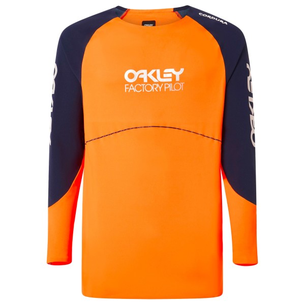 Oakley - Maven Scrub L/S Jersey - Velotrikot Gr L;M;S;XL;XXL grau;orange von Oakley