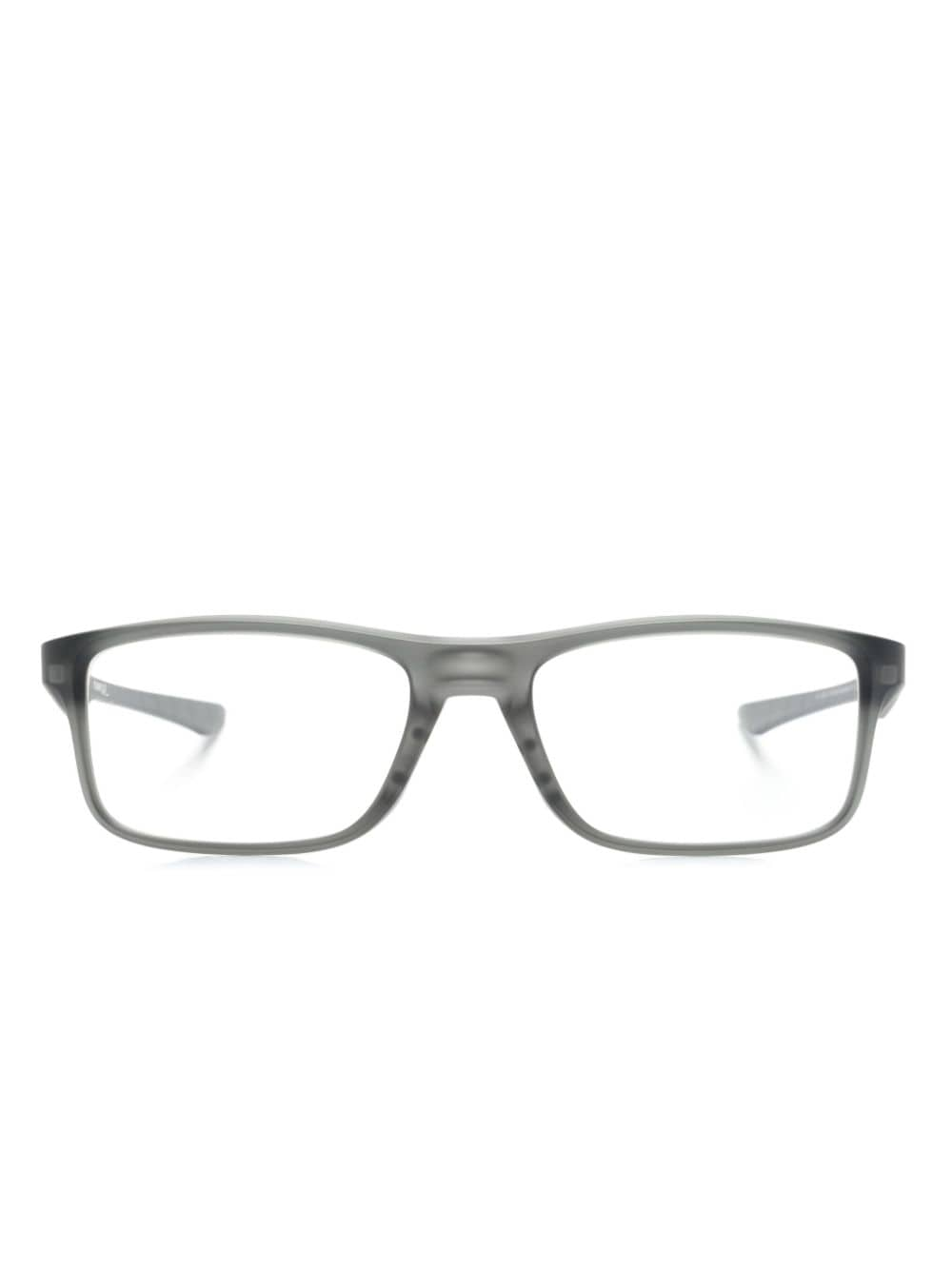 Oakley Plank 2.0 rectangle-frame glasses - Grey von Oakley