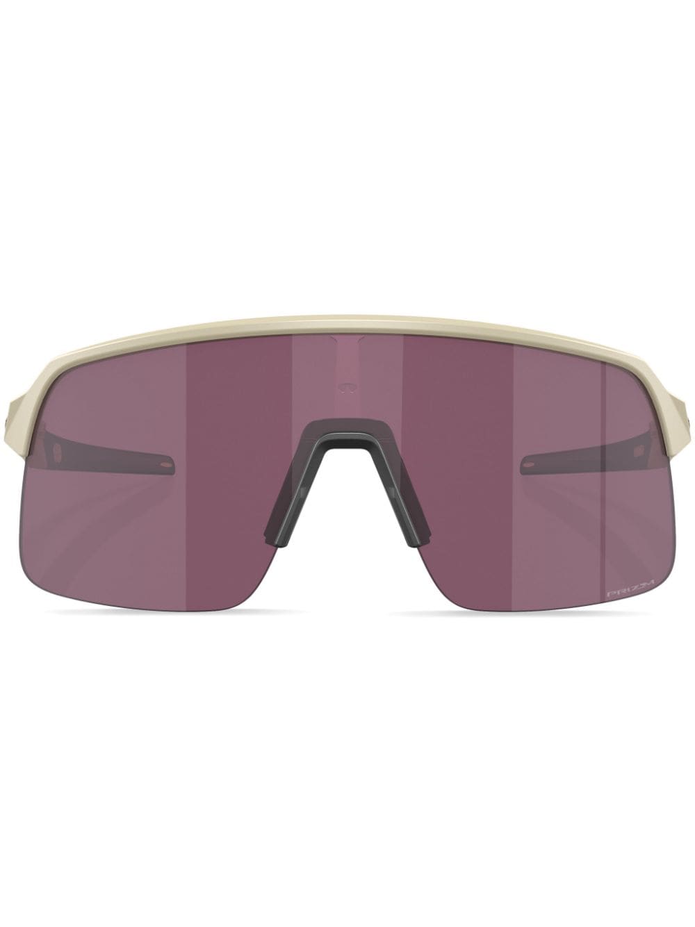 Oakley contrasting shield sunglasses - Brown von Oakley