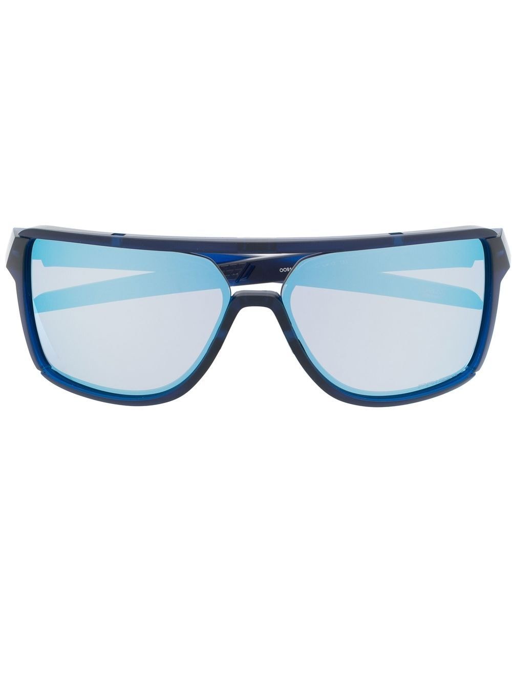 Oakley logo-plaque sunglasses - Blue von Oakley