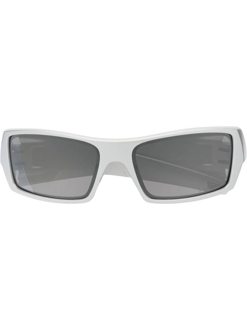 Oakley logo-plaque sunglasses - Silver von Oakley