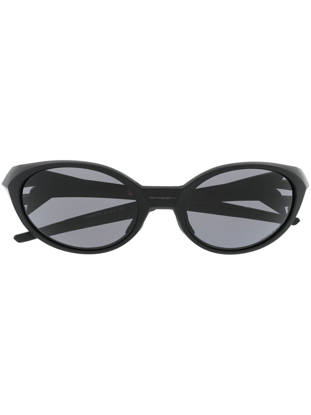 Oakley oval-frame sunglasses - Black von Oakley
