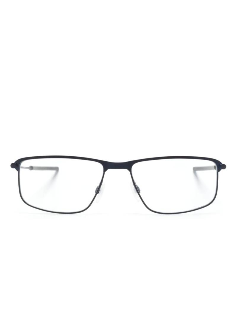 Oakley rectangle-frame glasses - Blue von Oakley
