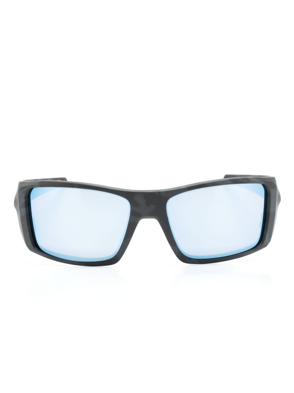 Oakley rectangle-frame sunglasses - Blue von Oakley
