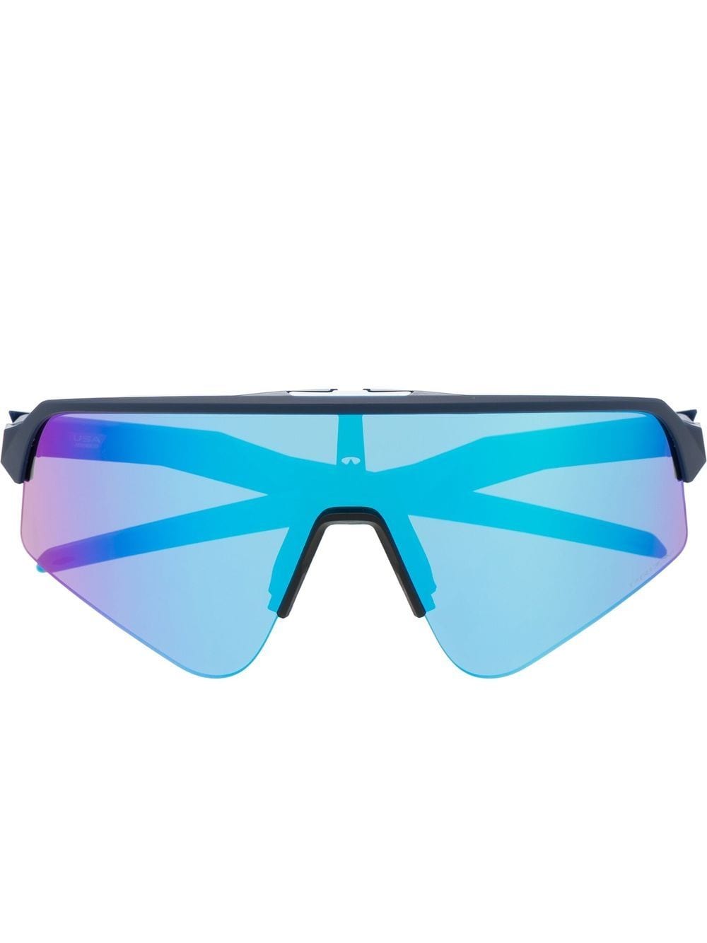 Oakley visor-lens sunglasses - Blue von Oakley