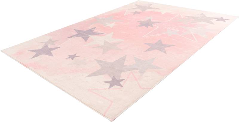 Obsession Kinderteppich »My Stars 410«, rechteckig, 10 mm Höhe, Kurzflor, Motiv Sterne, Kinderzimmer von Obsession