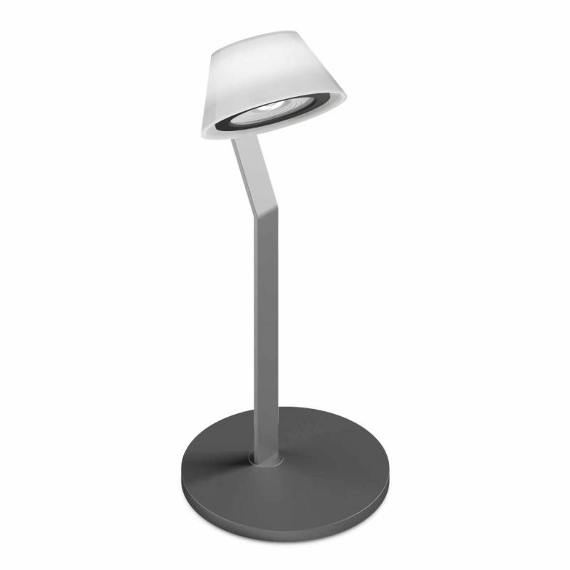 Leì 3d tavolo LED Tischleuchte, Ring / Body / Base chrom matt von Occhio