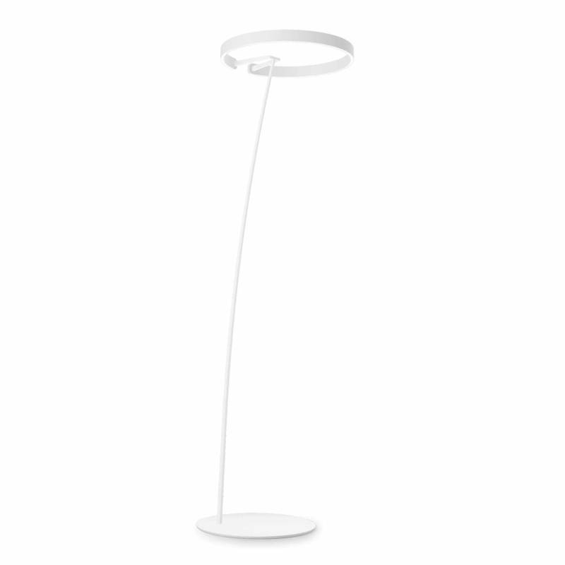 Mito raggio LED Stehleuchte, Kopf / Body weiss matt/weiss matt von Occhio