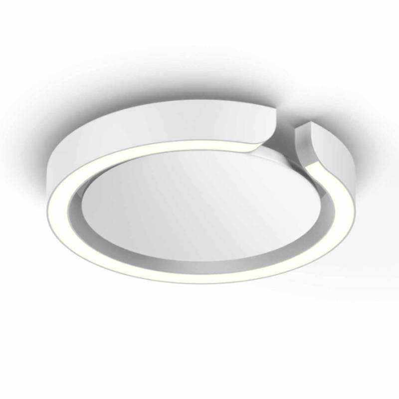 Mito soffitto Up LED Decken-/Wandleuchte, Grösse d. 20 cm, Farbe weiss matt von Occhio