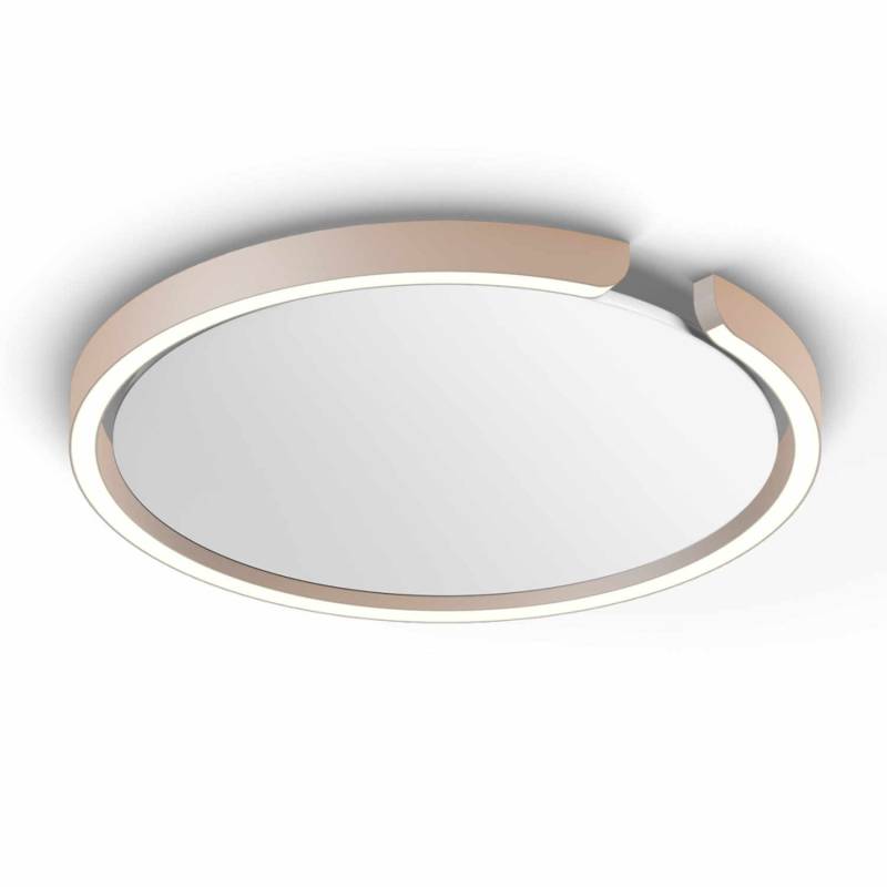 Mito soffitto Up LED Decken-/Wandleuchte, Grösse d. 40 cm, Farbe gold matt von Occhio
