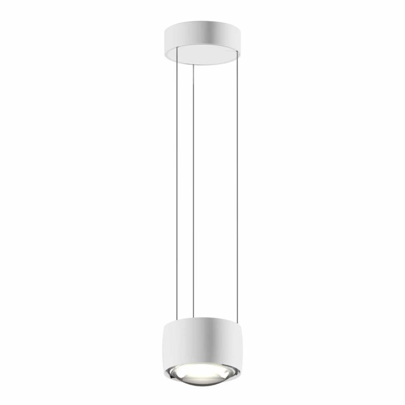 Sento Sospeso Up LED Pendelleuchte, Kopf / Base weiss matt, Kabellänge fix von Occhio