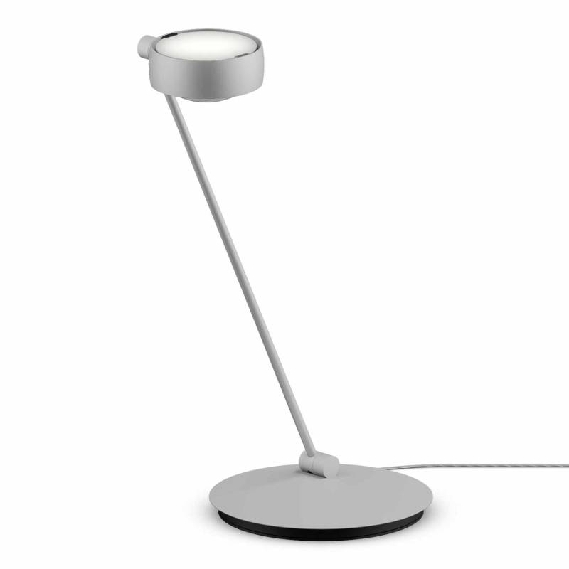 Sento Tavolo LED Tischleuchte, Grösse höhe 60 cm, Kopf / Body / Fuss chrom matt, Ausrichtung rechts von Occhio