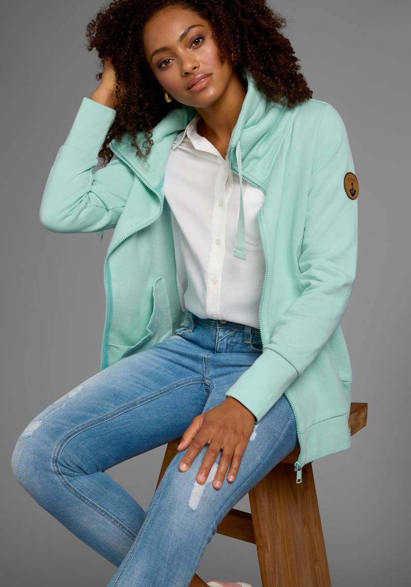 Ocean Sportswear Sweatjacke, mit voluminösem hohem Kragen von Ocean Sportswear