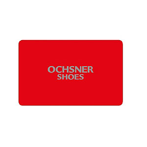 Ochsner Shoes Geschenkkarte in rot von Ochsner Shoes