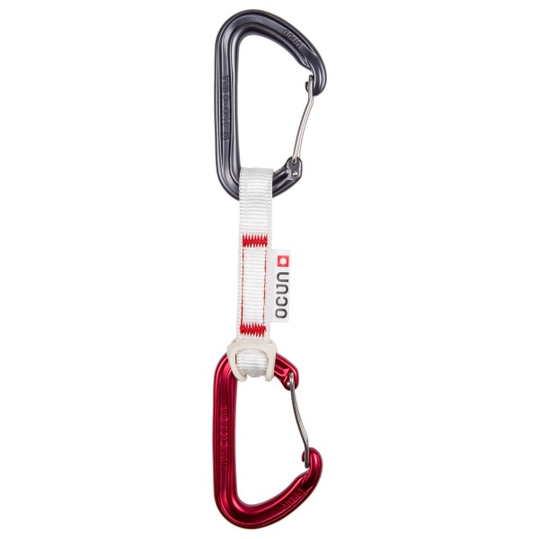 Ocun - Hawk QD Wire Bio-Dyn-Ring 15 mm - Express-Set Gr 10 cm - 6er-Pack weiß von Ocun