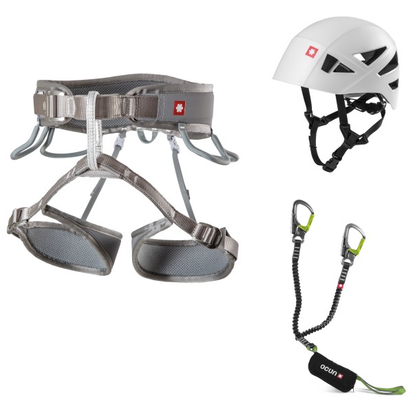 Ocun - Via Ferrata Twist Shard Set - Kletterset Gr M-XL grau/grün Ocun - Via Ferrata Twist Shard Set - Kletterset Gr M-XL grau/grün von Ocun