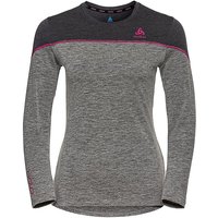 ODLO Damen Unterzieh Shirt Revelstoke Performance Wool Warm grau | L von Odlo