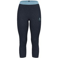 ODLO Damen Unterzieh Tight Revelstoke Performance Wool Warm 3/4 dunkelblau | L von Odlo