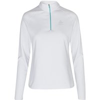 ODLO Damen Unterzieh Zipshirt Besso Mid Layer weiss | L von Odlo