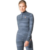 ODLO Damen Unterzieh Zipshirt Whistler grau | XL von Odlo