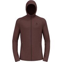 ODLO Herren Fleecejacke Tencia Hoodie dunkelrot | S von Odlo