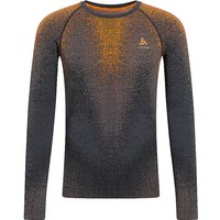ODLO Herren Unterzieh Zipshirt Blackcomb Base Layer orange | M von Odlo
