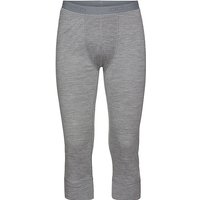 ODLO Herren Unterziehhose Natural 100% Merino Warm 3/4 grau | XL von Odlo