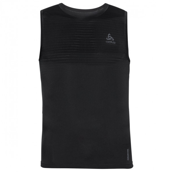 Odlo - BL Top Crew Neck Singlet Performance X-Light - Kunstfaserunterwäsche Gr L schwarz von Odlo