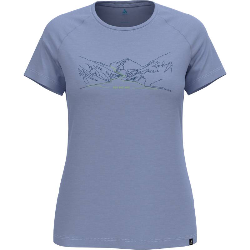 Odlo Damen Ascent PW 130 Run. Bike. Hike. T-Shirt von Odlo