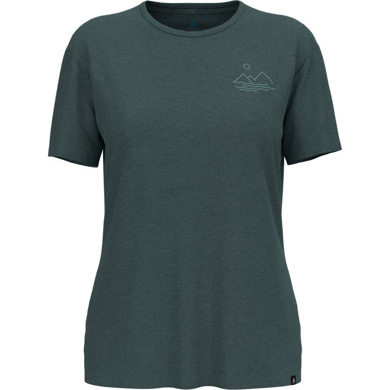 Odlo Damen Ascent Sun. Sea. Mountains. T-Shirt von Odlo