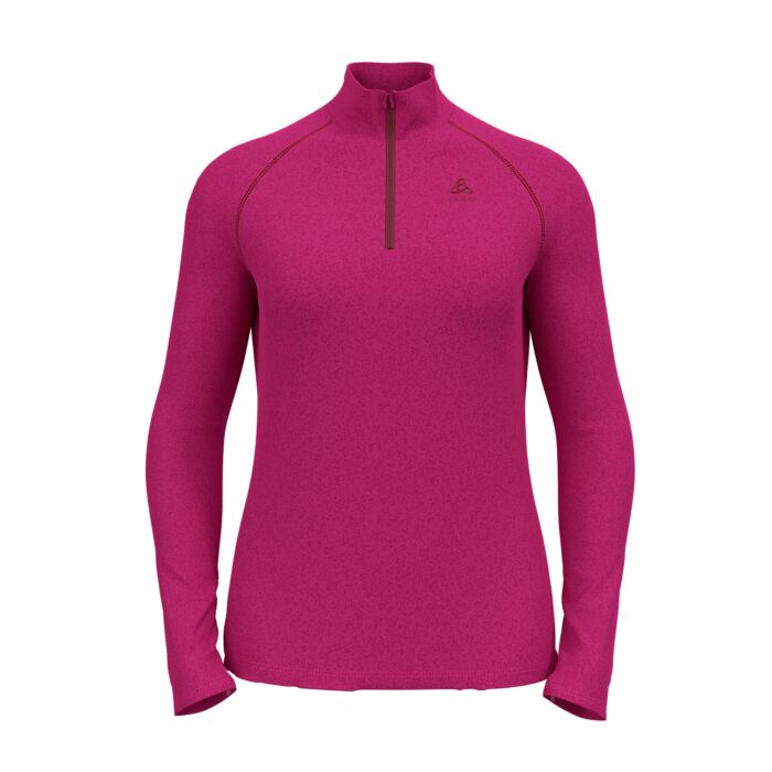 Odlo Damen Fleece-Shirt langarm, fuchsia, XL von Odlo