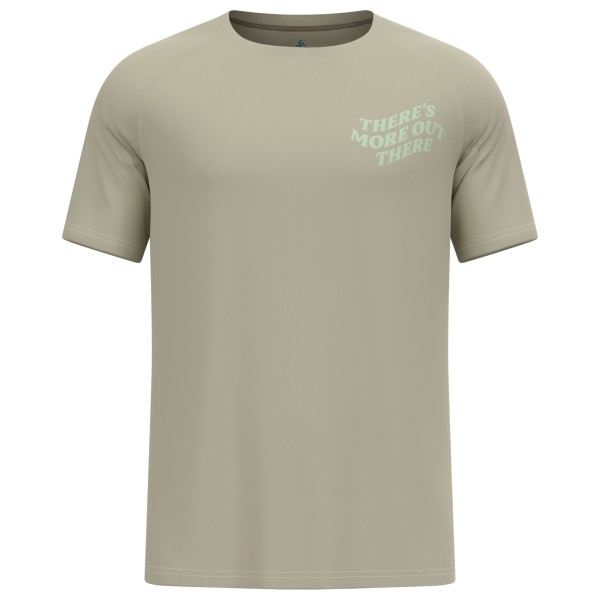 Odlo - Essential Print-T-Shirt Crew Neck S/S - Laufshirt Gr L;M;S;XL;XXL grau;grün;lila;schwarz von Odlo
