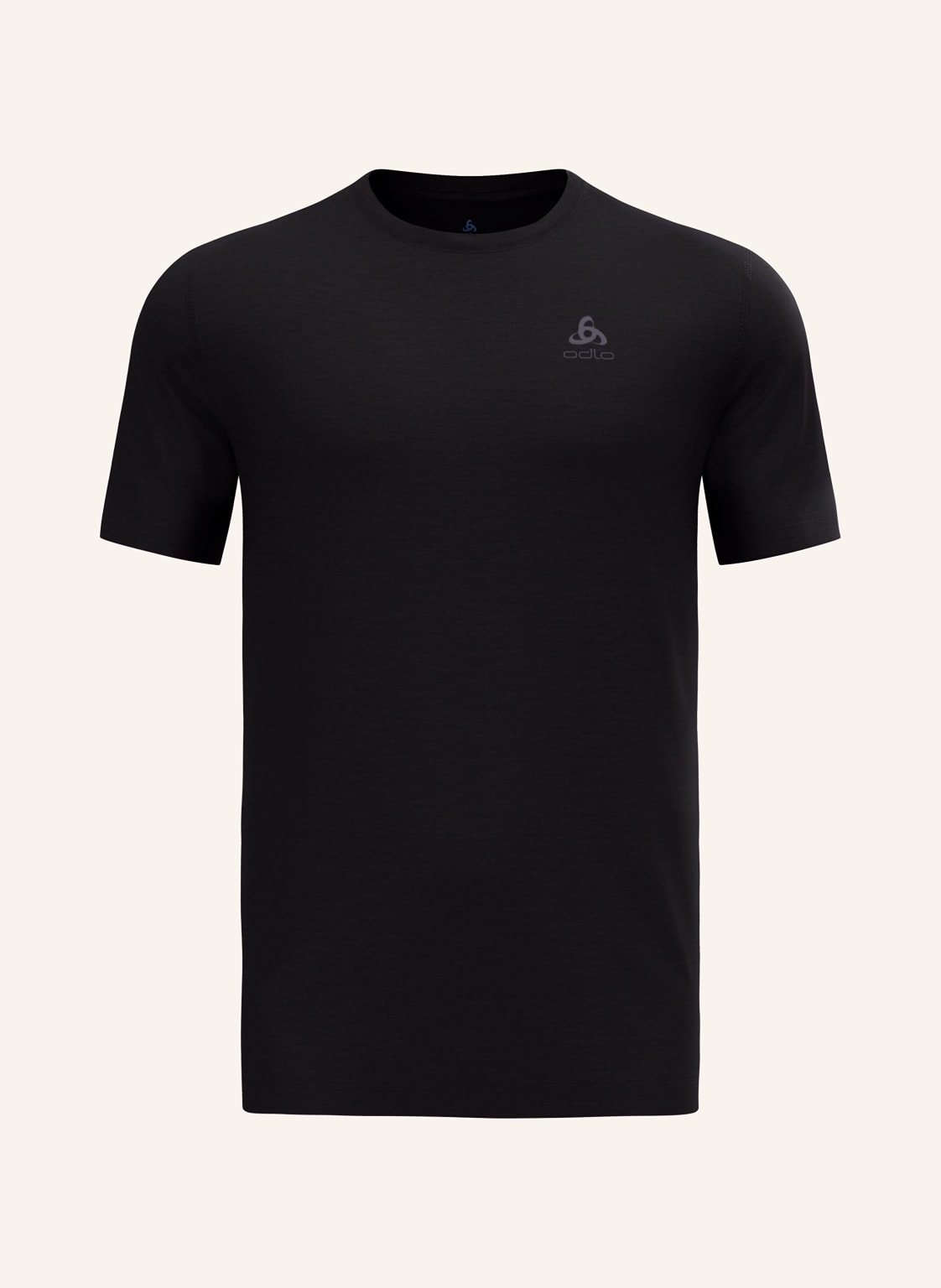 Odlo Funktionswäsche-Shirt Natural Merino 160 Aus Merinowolle schwarz von Odlo