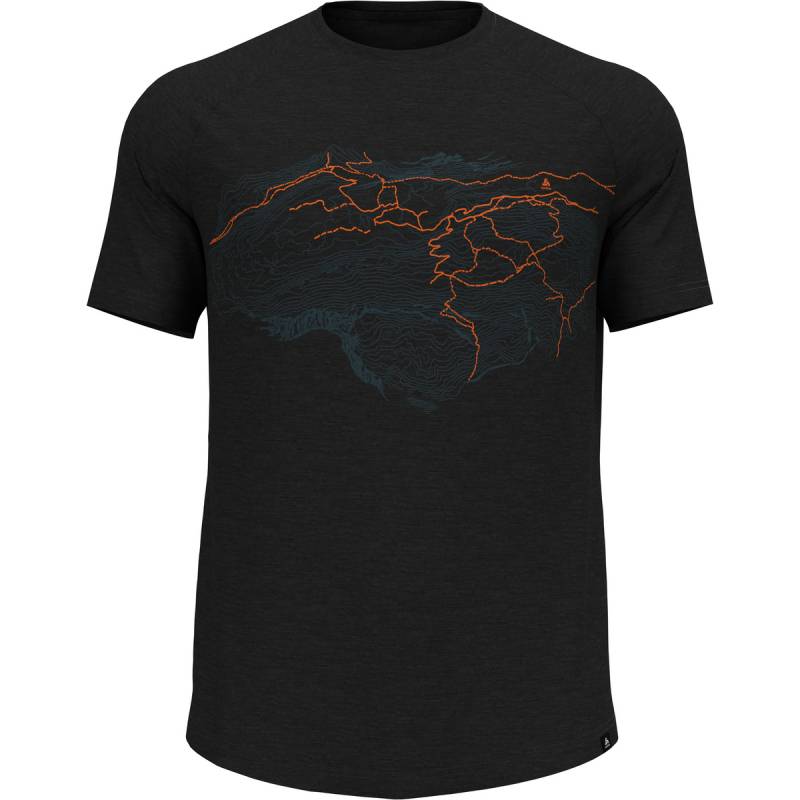 Odlo Herren Ascent PW 130 Topography T-Shirt von Odlo