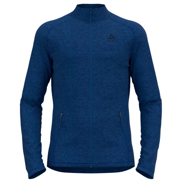 Odlo - Midlayer Full Zip Fli - Fleecejacke Gr L blau