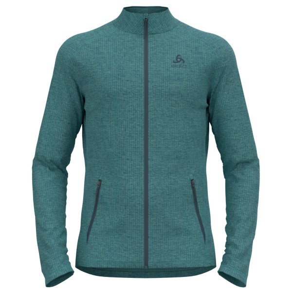 Odlo - Midlayer Full Zip Fli - Fleecejacke Gr S türkis von Odlo