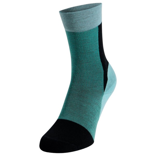 Odlo - Performance Wool Hike Socks Crew - Wandersocken Gr 36-38;39-41;45-47 schwarz;türkis von Odlo