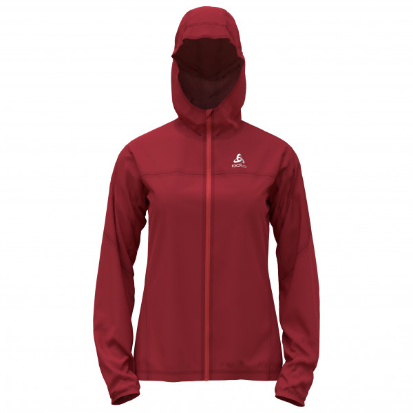 Odlo - Women's Jacket Zeroweight Waterproof - Regenjacke Gr L;M;S;XL;XS rot;schwarz;türkis von Odlo