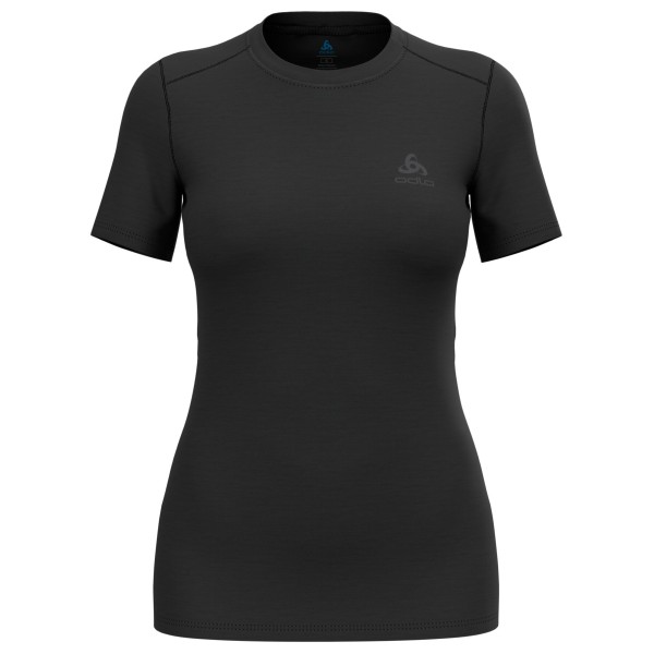 Odlo - Women's Merino 160 Baselayer Crew Neck S/S - Merinounterwäsche Gr M schwarz von Odlo