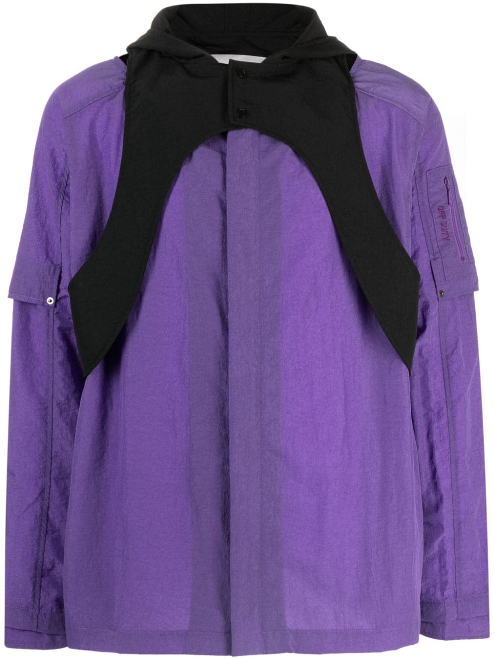 Off Duty Flo hooded jacket - Purple von Off Duty