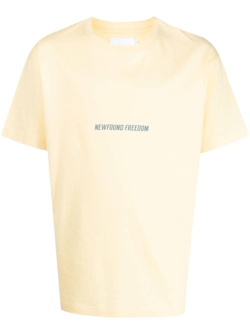 Off Duty Newfound Freedom cotton T-shirt - Yellow von Off Duty