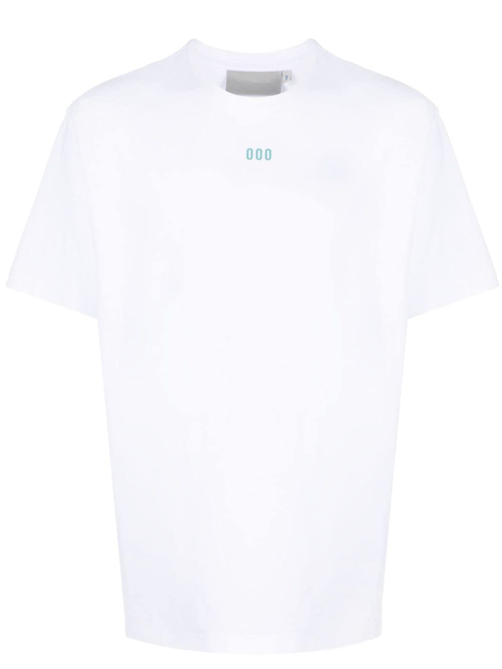 Off Duty OOO slogan-print T-Shirt - White von Off Duty