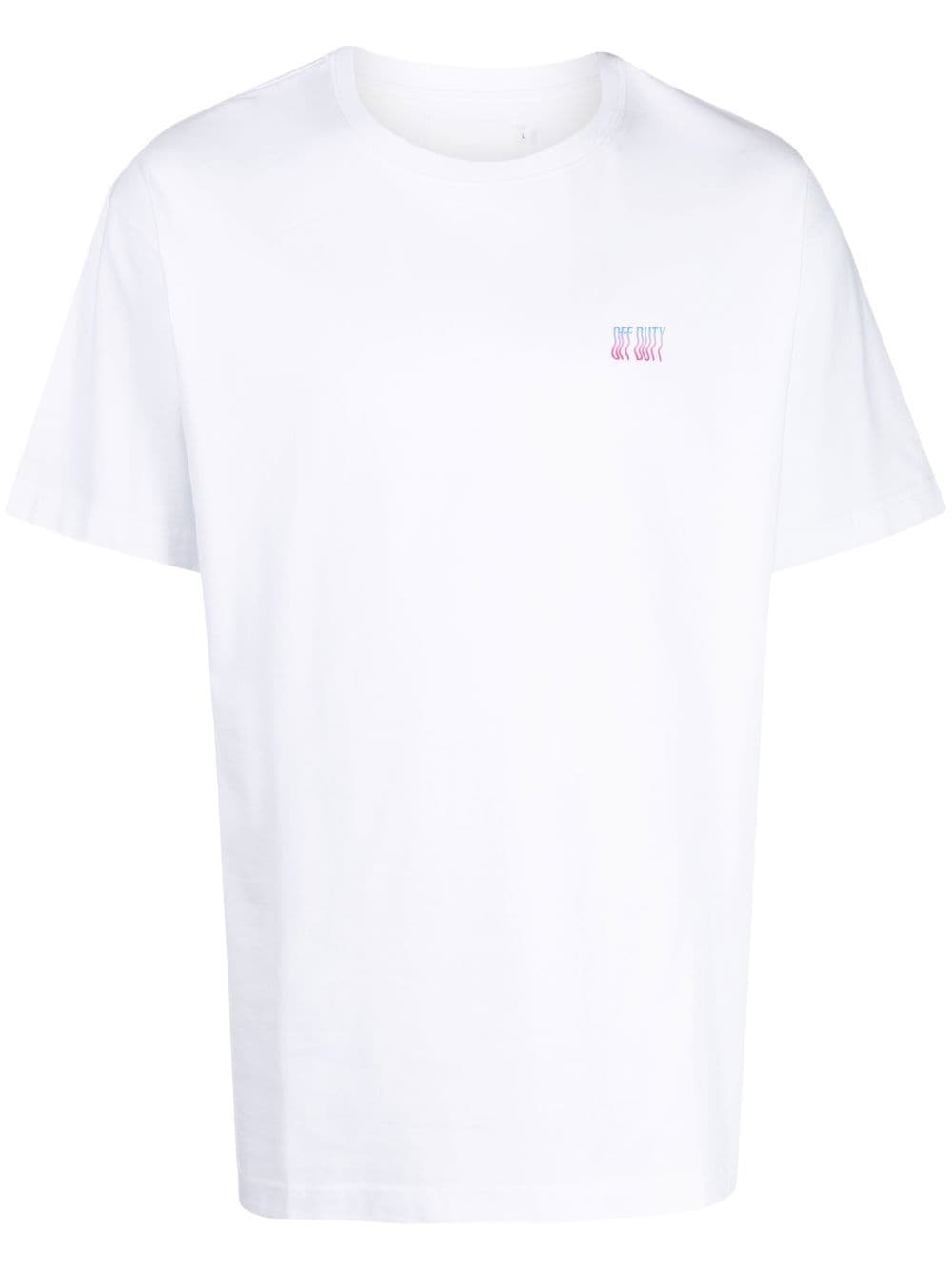 Off Duty Waaavy short-sleeved T-shirt - White von Off Duty