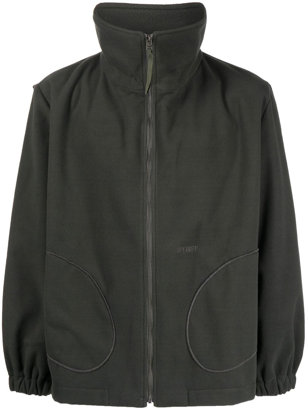 Off Duty fleece bomber jacket - Green von Off Duty