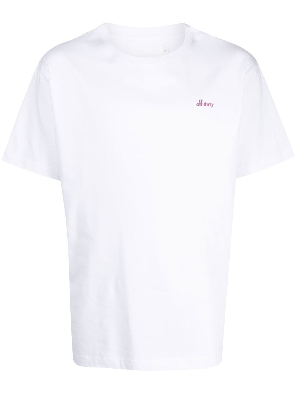 Off Duty logo-print cotton T-shirt - White von Off Duty