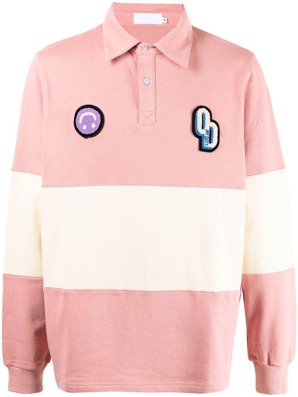 Off Duty ploc rugby shirt - Pink von Off Duty