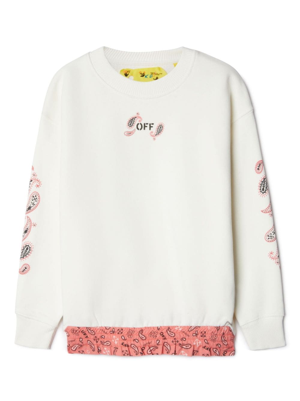 Off-White Kids Bandana Mix cotton sweatshirt von Off-White Kids