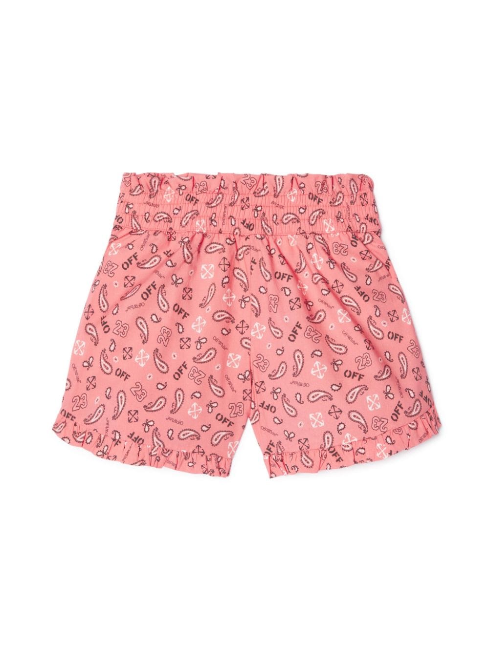 Off-White Kids Bandana-print cotton shorts - Pink von Off-White Kids