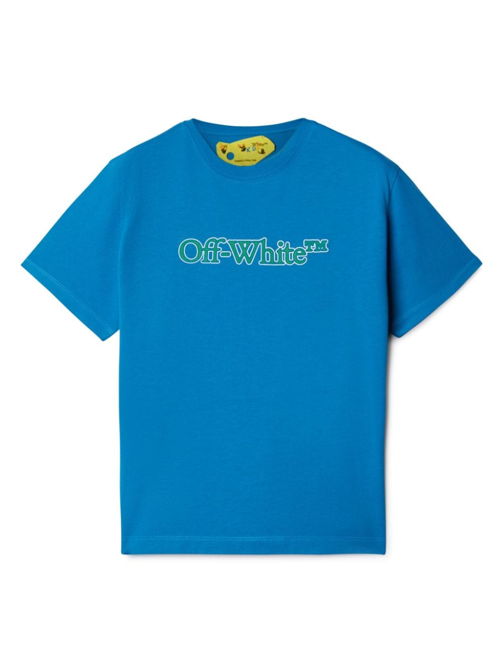 Off-White Kids Big Bookish cotton T-shirt - Blue von Off-White Kids